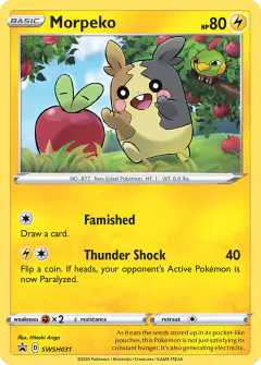 Morpeko SWSH031/307 Promo card from SWSH Black Star Promos