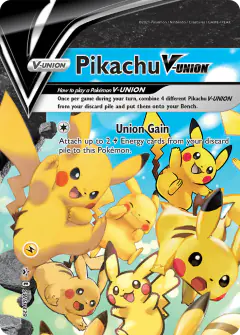 Pikachu V-UNION SWSH139/307 Promo card from SWSH Black Star Promos