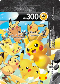 Pikachu V-UNION SWSH140/307 Promo card from SWSH Black Star Promos