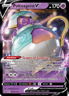 Polteageist V SWSH021/307 Promo card from SWSH Black Star Promos