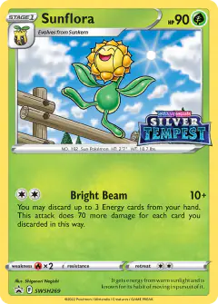 Sunflora SWSH269/307 Promo card from SWSH Black Star Promos