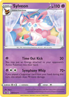 Sylveon SWSH211/307 Promo card from SWSH Black Star Promos