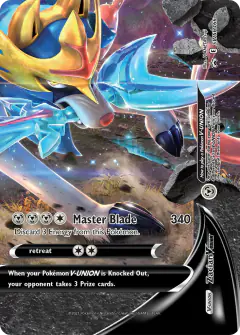 Zacian V-UNION SWSH166/307 Promo card from SWSH Black Star Promos
