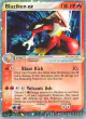 Blaziken ex 89/95 Rare Holo EX card from Team Magma vs Team Aqua