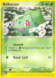 Bulbasaur 39/95 Common card from Team Magma vs Team Aqua