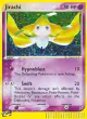 Jirachi 97/95 Rare Secret card from Team Magma vs Team Aqua