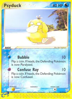 Psyduck 44/95 Common card from Team Magma vs Team Aqua