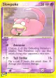 Slowpoke 45/95 Common card from Team Magma vs Team Aqua