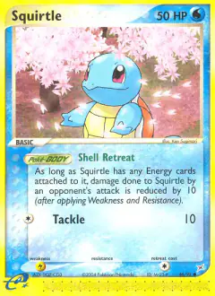 Squirtle 46/95 Common card from Team Magma vs Team Aqua