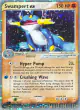 Swampert ex 95/95 Rare Holo EX card from Team Magma vs Team Aqua
