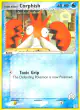 Team Aqua's Corphish 50/95 Common card from Team Magma vs Team Aqua