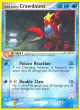 Team Aqua's Crawdaunt 14/95 Rare card from Team Magma vs Team Aqua