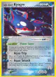 Team Aqua's Kyogre 3/95 Rare Holo card from Team Magma vs Team Aqua