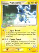 Team Aqua's Manectric 29/95 Uncommon card from Team Magma vs Team Aqua