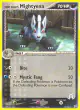 Team Aqua's Mightyena 15/95 Rare card from Team Magma vs Team Aqua
