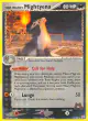 Team Magma's Mightyena 37/95 Uncommon card from Team Magma vs Team Aqua