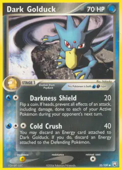 Dark Golduck 35/109 Uncommon card from Team Rocket Returns