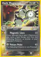 Dark Magneton 39/109 Uncommon card from Team Rocket Returns
