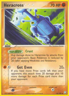 Heracross 43/109 Uncommon card from Team Rocket Returns