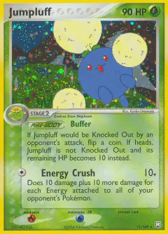 Jumpluff 11/109 Rare Holo card from Team Rocket Returns
