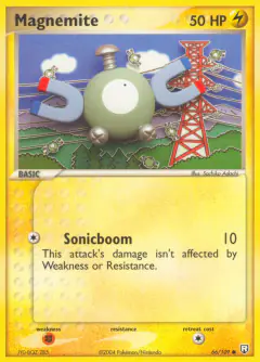 Magnemite 66/109 Common card from Team Rocket Returns