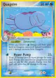 Quagsire 26/109 Rare card from Team Rocket Returns
