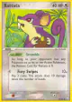 Rattata 71/109 Common card from Team Rocket Returns