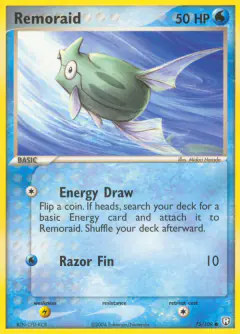 Remoraid 73/109 Common card from Team Rocket Returns