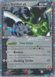 Rocket's Scyther ex 102/109 Rare Holo EX card from Team Rocket Returns
