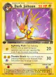 Dark Jolteon 38/82 Uncommon card from Team Rocket