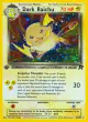 Dark Raichu 83/82 Rare Secret card from Team Rocket