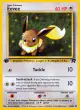 Eevee 55/82 Common card from Team Rocket