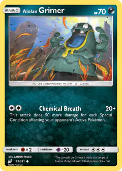 Alolan Grimer 83/181 Common card from Team Up