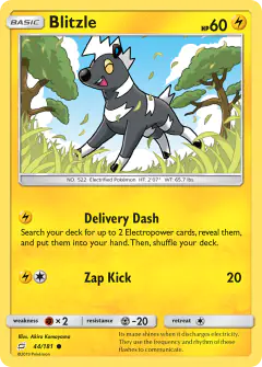 Blitzle 44/181 Common card from Team Up