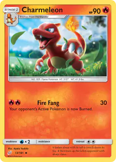 Charmeleon 13/181 Uncommon card from Team Up