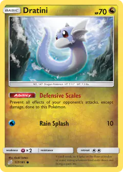 Dratini 117/181 Common card from Team Up
