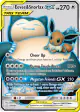 Eevee & Snorlax-GX 171/181 Rare Ultra card from Team Up
