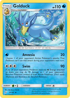 Golduck 27/181 Uncommon card from Team Up