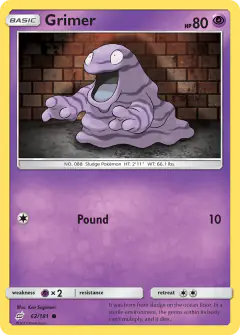 Grimer 62/181 Common card from Team Up