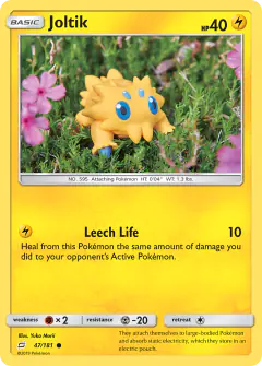 Joltik 47/181 Common card from Team Up
