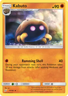 Kabuto 77/181 Uncommon card from Team Up