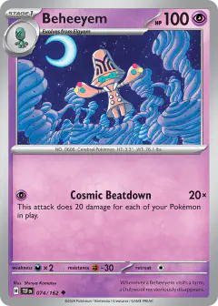 Beheeyem 074/162 Uncommon card from Temporal Forces