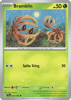 Bramblin 020/162 Common card from Temporal Forces