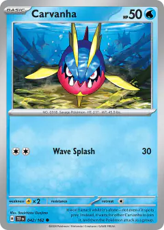 Carvanha 042/162 Common card from Temporal Forces