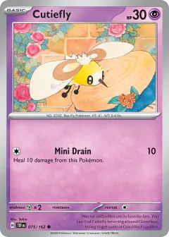 Cutiefly 075/162 Common card from Temporal Forces