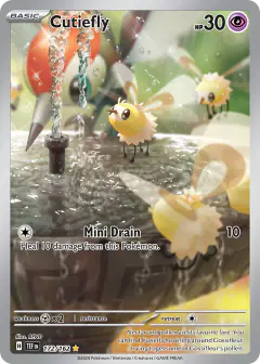 Cutiefly 172/162 Illustration Rare card from Temporal Forces