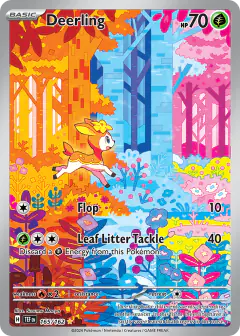 Deerling 165/162 Illustration Rare card from Temporal Forces