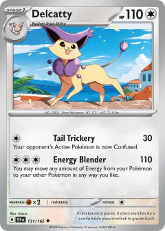 Delcatty 131/162 Uncommon card from Temporal Forces