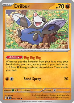 Drilbur 085/162 Common card from Temporal Forces