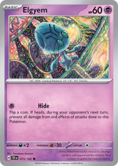 Elgyem 073/162 Common card from Temporal Forces